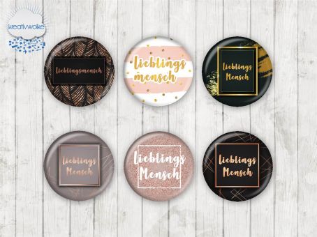 Motiv-Cabochons 1510 25mm (6 Stk)